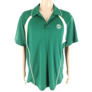 Reebok Men Polo NHL MN Wild Hockey Green Ivory Size XL